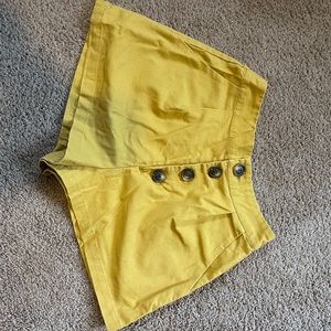 Forever 21 yellow shorts